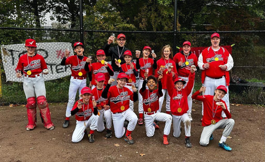 Honkbal Pupillen 1 kampioen 3e klasse