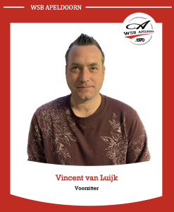 Voorzitter Vincent van Luijk"